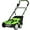 Green, variant on IronMax 13Amp Corded Scarifier 15" Electric Lawn Dethatcher w/50L Collection Bag Orange