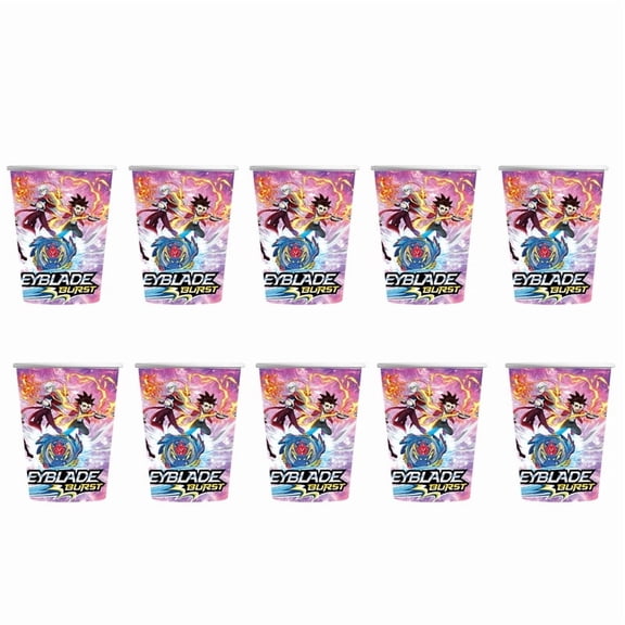 Beyblade Party Supplies Cups Birthday Tableware Disposable Paper Mouthwash Drinking Cups