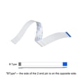 thumbnail image 4 of Unique Bargains FFC Ribbon Flat Flexible Cable 24 Pin 0.5mm 200mm (B Type) for LCD Laptop 5 Pack, 4 of 5