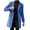 Blue, variant on Jackets for Men Longline Lapel Collar Button Up Thicken Jacket Fall Winter Long Sleeve Coat Classic Fit Going Out Tops