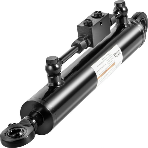 VEVOR Double Acting Hydraulic Cylinder 2” Bore, Top Link Hydraulic ...