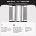 thumbnail image 2 of Open Box BalanceFrom Walk Thru Safety Gate, Fits 29.1-43.3" Openings, 36” Tall, 2 of 12