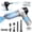 GREY 105, variant on YIKEXINCHEN Handheld Car Vacuum Cleaner Cordless,4-in-1 Portable Mini Household Compact Vacuum Cleaner with 6 Attachments for Car