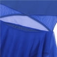 thumbnail image 6 of TiaoBug Women Lyrical Dance Costumes Asymmetric Ballet Leotard Dress Cut Out Gymnastics Dancewear Blue Small, 6 of 6