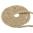 thumbnail image 1 of Unique Bargains 1/2 Inch 59.1 Feet Jute Rope Natural Manila Rope 4 Strand Twisted Thick Heavy Twine Rope, 1 of 5