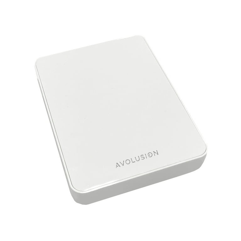  Avolusion HD250U3-Z1-PRO-WH 1TB USB 3.0 Portable External  Gaming Hard Drive - White (for PS5 / PS4, Pre-Formatted) - 2 Year Warranty  : Electronics