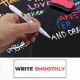 thumbnail image 5 of 4PC Liquid Chalk Pen Marker For Glass Chalkboard Blackboard white, 5 of 5