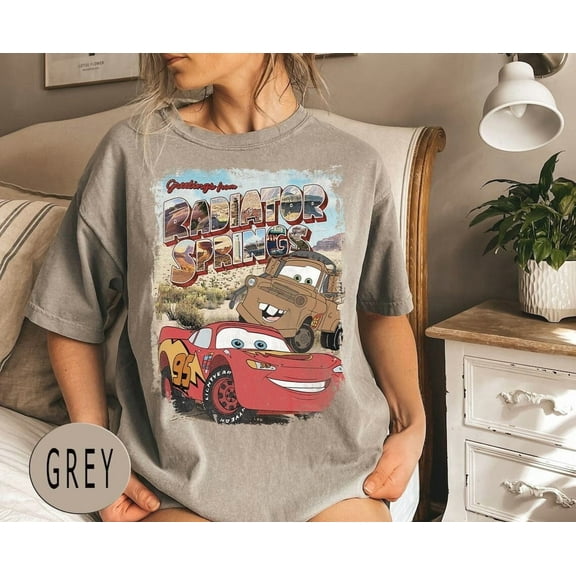 Greetings from Radiator Springs T-Shirt, Disney Pixar Cars Shirt, Mcqueen Tow Matter Tee