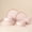 Light Pink with Brown Rim, variant on Famiware Nebula Stoneware Dinnerware Sets, 12-Piece Dish Set, Light Pink with Brown Rim