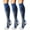 3 Pairs-Blue, variant on Set of 3 Compression Socks for Both Men And Women, Ideal for Outdoor Activities Like Basketball And Football, Perfect for Running, Traveling, Cycling, And Athletic Use.