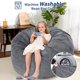 thumbnail image 2 of Yeshouse Sillón puf grande convertible en cama con relleno, 2 en 1, para adultos con funda de pana lavable, sofá cama para sala de estar y dormitorio, 2 of 8