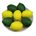 thumbnail image 1 of 12pcs Artificial Simulation Lemon Fake Lemons Faux Fruit Photo Props For Home Kitchen Table Party Xmas Decor, 1 of 8