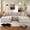 White (Left Facing Chaise), variant on Muumblus Modular Sectional Sofa, Oversized U-Shape Cloud Couch, Modern Corduroy Sleeper Couches for Living Room, No Assembly Required, White (Right Facing Chaise)