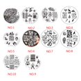 thumbnail image 4 of maskred Art Stamping Plates Templates Stamp Plate Round Manicure DIY Set Tool Flower Pattern No.10, 4 of 6