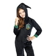 thumbnail image 4 of Harry Potter Kids' Hooded One-Piece Hogwarts Houses Pajama Union Suit - Ravenclaw Hufflepuff Slytherin Gryffindor, 4 of 7