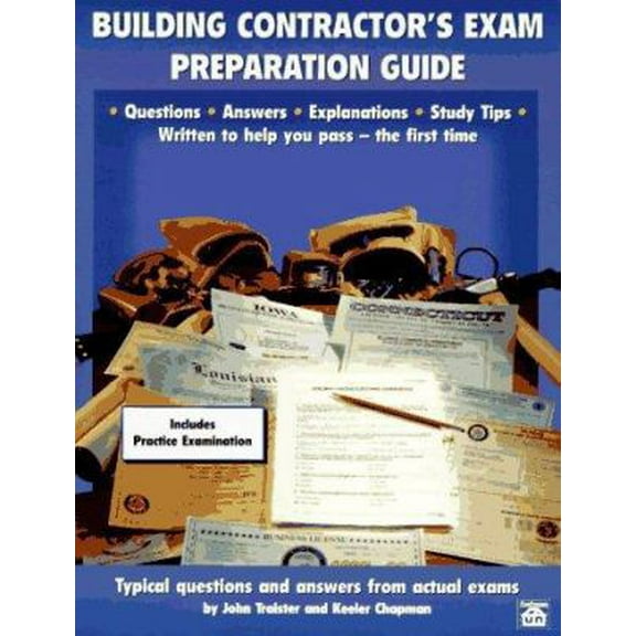 Pre-Owned Building Contractor's Exam Preparation Guide (Paperback) 1572180307 9781572180307