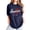 Navy, variant on MuXiKeJi Clothes 250 Anniversary USA Shirt Women's Short Sleeve T-Shirt Patriotic American Flag Eagle Tops 1776-2026 Tshirt Gifts