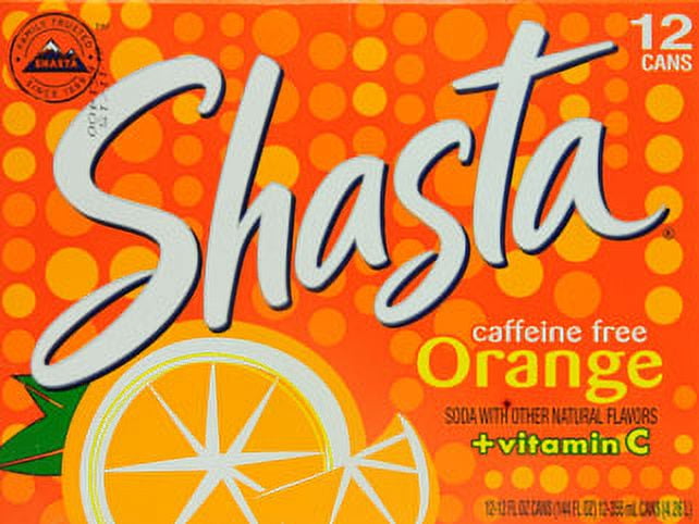 Shasta Orange Soda, 12.0 FL OZ