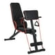 thumbnail image 2 of Banco de posiciones ajustable Brandtrendy diseño plegable ahorra espacio multi-posiciones, 2 of 5