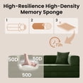 thumbnail image 5 of BELHOME 5-in-1 Convertible Sofa Bed, 78.8" Sleeper Sofa Boneless Couch with Side Pockets, Folding Floor Sofa Compression Sofa for Living Rooms No Assembly Required, 5 of 10