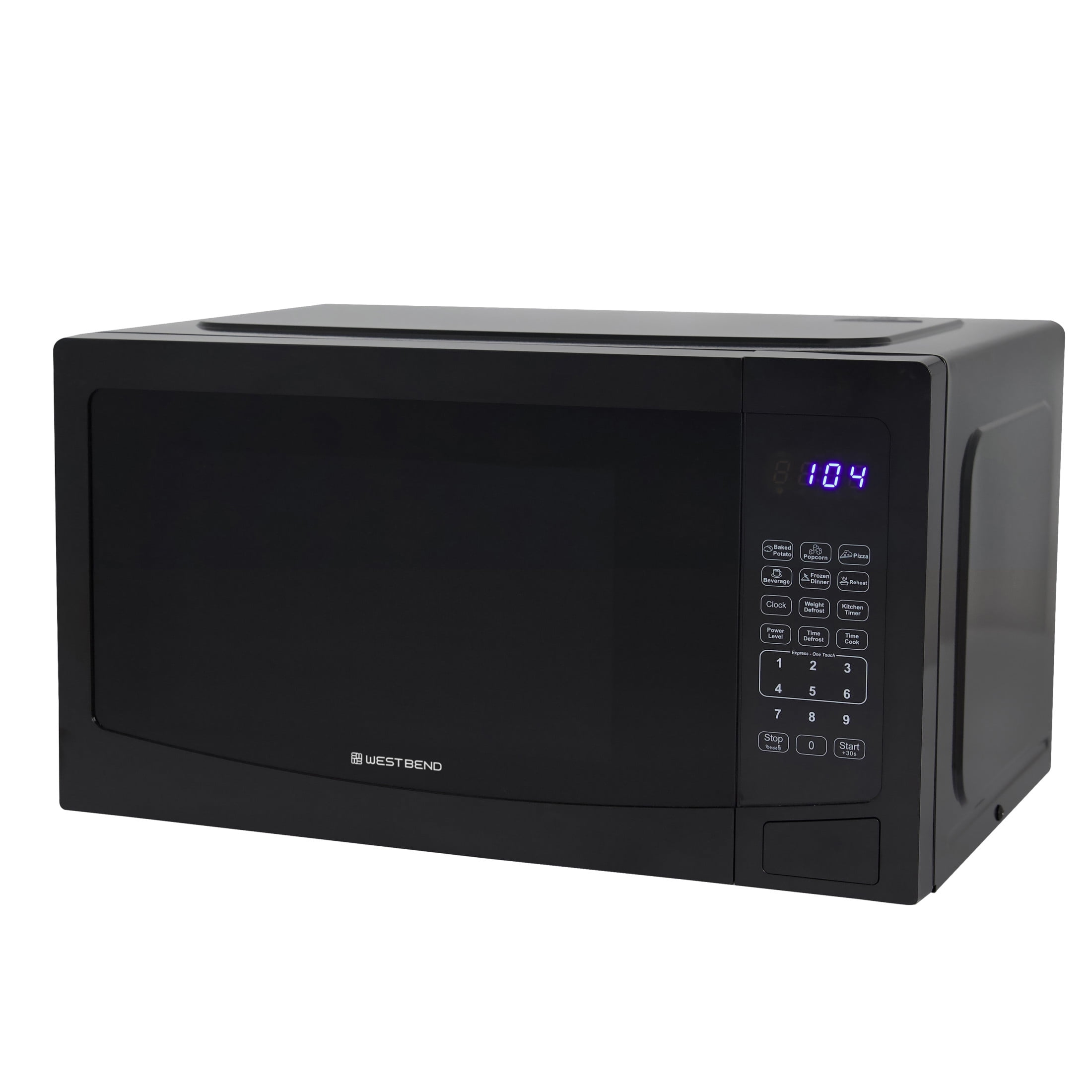 West Bend Microwave Oven, 1.1 cu. ft. Capacity, in Black (WBMW110B)