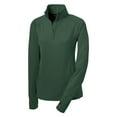 thumbnail image 7 of Yellow Rooster Women's Sport Wick Stretch 1/2 Zip Pullover Forest Green XXL, 7 of 7