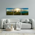 thumbnail image 4 of Epic Art 'Seychelles - View from Curiese Island' by Epic Portfolio, Acrylic Glass Wall Art, 3 Piece Set, 72" x 24", 4 of 8