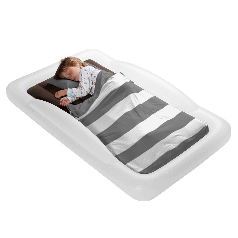 The Shrunks Toddler Travel Bed Portable Inflatable Air Mattress Blow Up Bed for Indoor/Outdoor