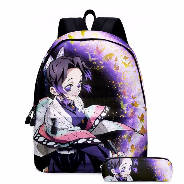Tomioka Giyuu mesurost Destroy Blade 3D mochila bandolera estuche de lápices tres piezas bolsa de viaje para ordenador portátil cosplay anime hombres mujeres zhangyuxiang unisex
