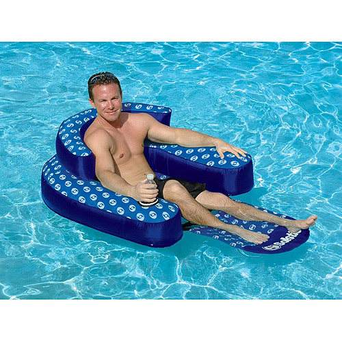 Nylon Convertible Lounge Pool Inflatable - Walmart.com