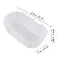 thumbnail image 2 of BRIGHTFUFU 2000Pcs Assorted Color Oval Baking Paper Cups Oil Resistant Cake Containers, 2 of 8