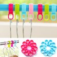 thumbnail image 1 of Agiferg 10pcs Hook Clips Organize Windproof Clothes Hanger Clip Buckle Plastic HOT SALE, 1 of 7