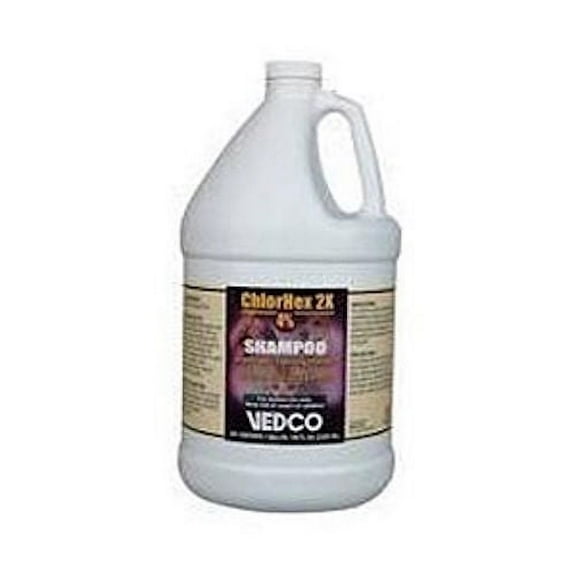 Vedco ChlorHex 2X - 4% Shampoo for Pets Gallon