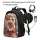 thumbnail image 2 of Balery Adorable Kitten In Kimono Mochila con carga USB para hombre y mujer - Mochila impermeable y antirrobo para portátil con puerto USB para viajes, trabajo, estudios y universidad, 2 of 7