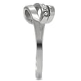 thumbnail image 5 of Silver Womens Ring Anillo Para Mujer Stainless Steel Ring with Top Grade Crystal Ortona, 5 of 5