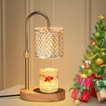 thumbnail image 2 of Electric Candle Lamp Warmer with Timer Dimmer Adjustable Height,Gifts for Women and Men, Electric Wax Warmer Vintage Home Decor for Scented Jar Candles with 2 Bulbs, 2 of 2