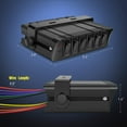 thumbnail image 2 of Nilight - 6 Gang Rocker Switch Box SPST Toggle Switch Panel 12V 24V 20A Switch Panel 60Amp Max for Automotive Cars Vehicles Boats RVs Campers SUVs, 2 of 7