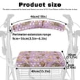 thumbnail image 6 of HELLHERO Ocean Shells Rollator Walker Seat and Backrest Rollbar Covers Set Seat & Back Covers for Unisex Stretchable Material Soft for Elder, 6 of 7