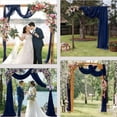 thumbnail image 7 of Wedding Arch Drapery Fabric 28 inches × 19 feet Sheer chiffon backdrop curtain For wedding ceremony decoration Decorative arch drapery suitable for birthday party ceiling backdrop, 7 of 7