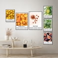 thumbnail image 5 of Cartel promocional de comida de fruta vintage: lima kaffir, fruta del pan, níspero, manzana, ciruela, albaricoque, limón, higo, melocotón, nectarina, 5 of 5