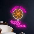 thumbnail image 2 of Handmadetneonsign Candy Shop Neon Sign, Happy Sweet Led Sign, Lollipop Candy Neon Light, Candy Neon, 2 of 5