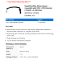 thumbnail image 2 of Diesel Glow Plug Wiring Harness - Compatible with 1992 - 1999 Chevy C3500HD 6.5L V8 Diesel 1993 1994 1995 1996 1997 1998, 2 of 2
