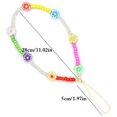 thumbnail image 2 of Beaded Phone Lanyard Colorful Flower Phone Chain Strap Cellphone Wrist Strap, 2 of 10