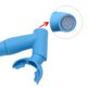 thumbnail image 5 of Silicona Snorkel Seco 2 en 1 Tubo Respiración Snorking para Hombres Mujeres () Blancos, 5 of 9