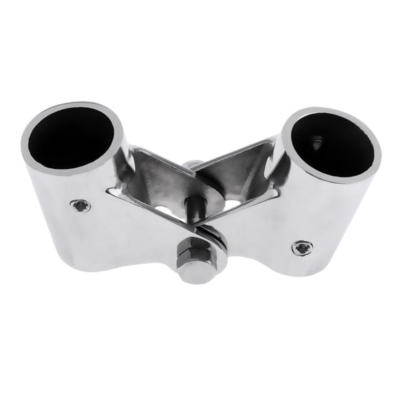 Conector de Barandillas de Pasamano Herraje Reemplazable Ligero , Plata 22mm plata