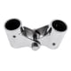 thumbnail image 1 of Conector de Barandillas de Pasamano Herraje Reemplazable Ligero , Plata 22mm plata, 1 of 7