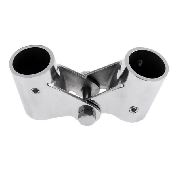 Conector de Barandillas de Pasamano Herraje Reemplazable Ligero , Plata 22mm plata
