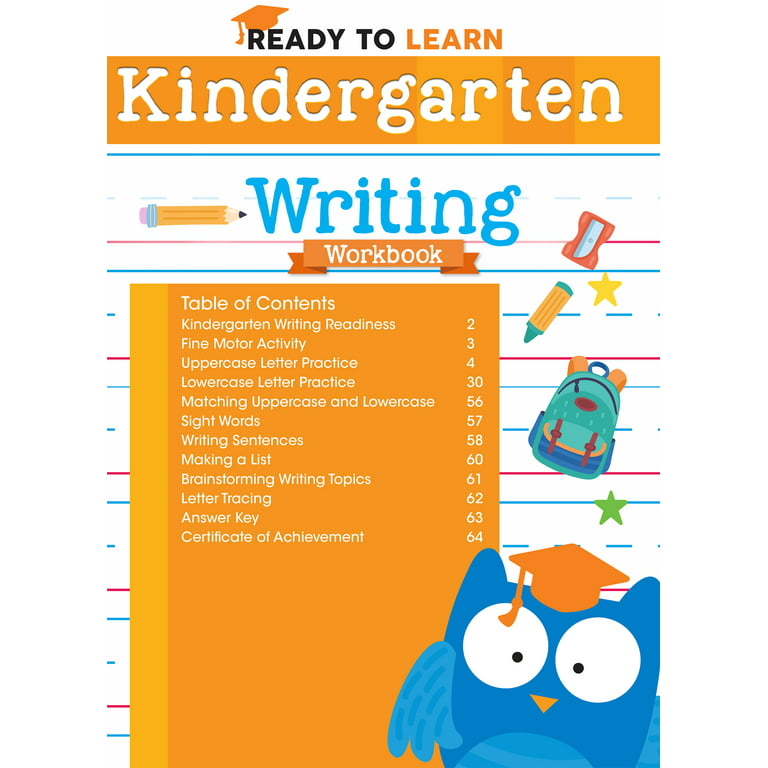 Ready to Learn: Kindergarten Writing Workbook, Book by Editors of Silver  Dolphin Books, Official Publisher Page