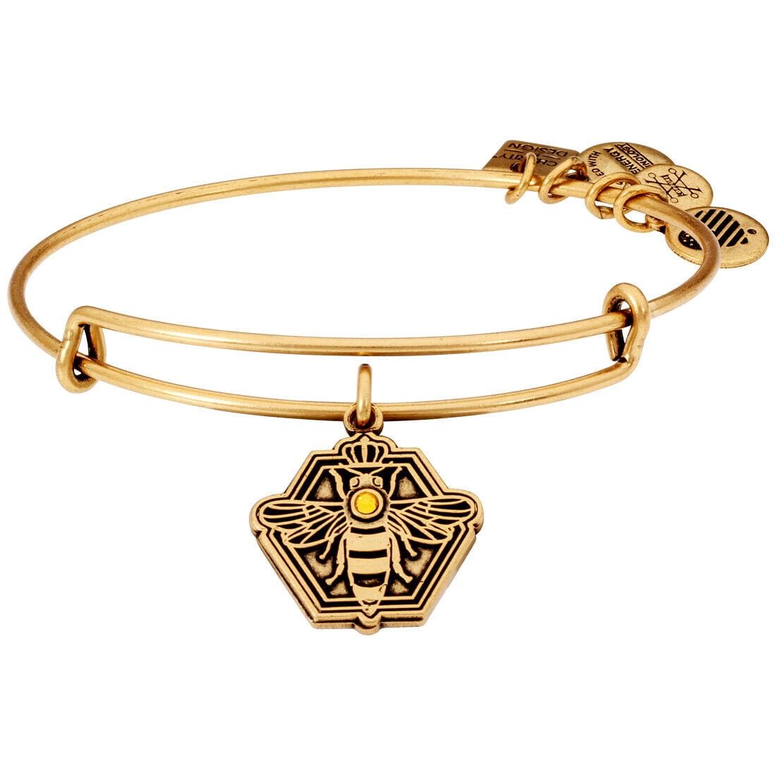 Alex and Ani Charity Design, Queen Bee Bangle Bracelet