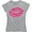 Athletic Heather, variant on A Beautiful Glitters Lips Image Short Sleeve Women's Gift T-Shirt